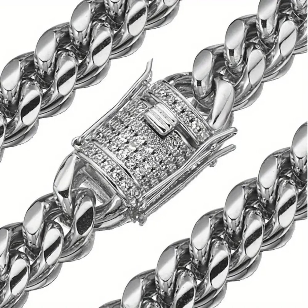 Hip Hop Chunky Silver Jewelry Timeless Elegance - image 6